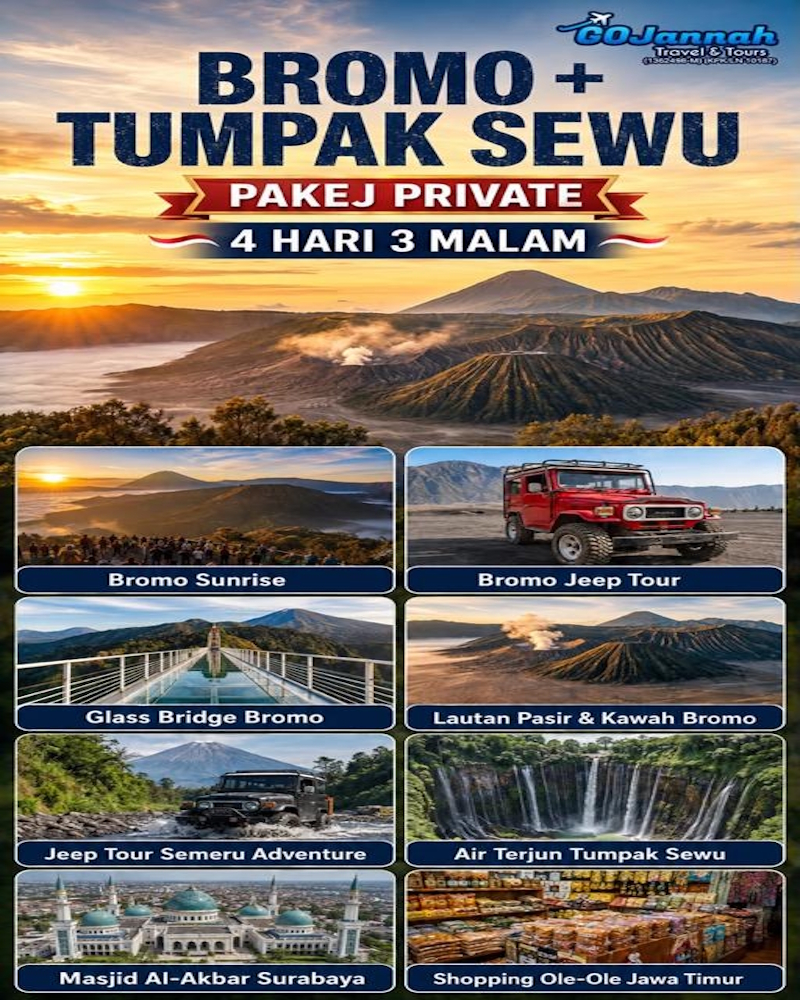 Bromo+Destinasi Ikonik Jawa Timur (Tidak Termasuk Penerbangan)
